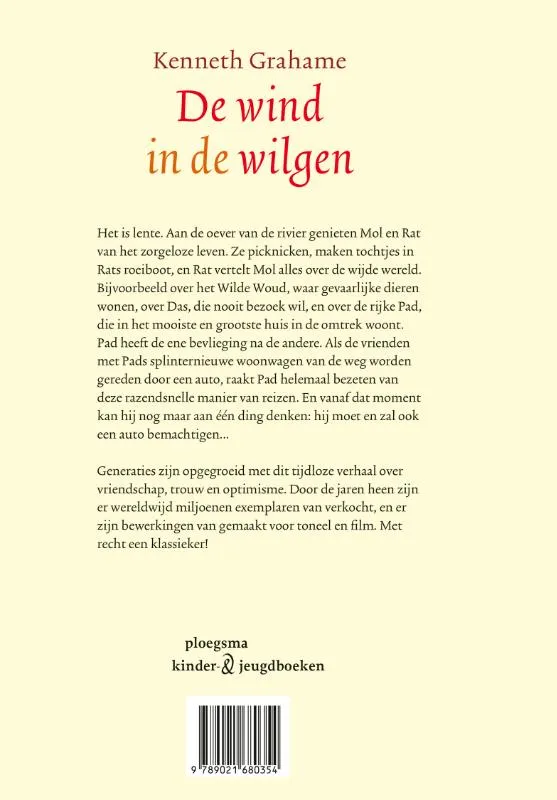 De wind in de wilgen | 9789021680354 De wind in de wilgen - Afbeelding 2