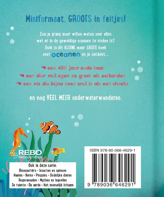 Het kleine maar grote boek over oceanen | 9789036646291 Het kleine maar grote boek over oceanen - Afbeelding 2