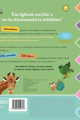 Mijn grote kijkboek met dieren | 9789059249318