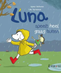 Luna speelt heel graag buiten!