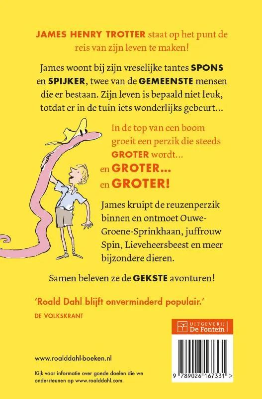 De reuzenperzik | 9789026167331 De reuzenperzik - Afbeelding 2