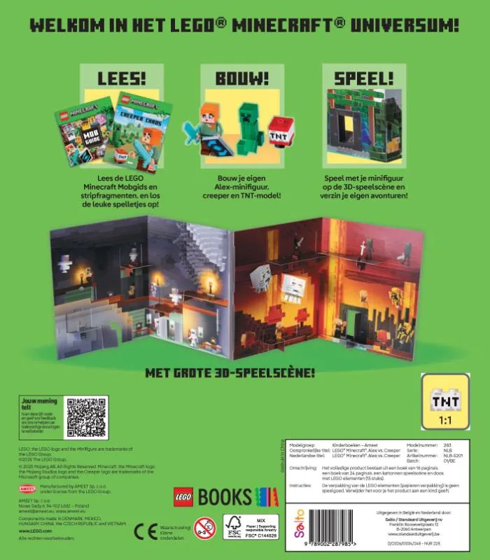 LEGO® Minecraft® Alex vs. Creeper | 9789002287985 LEGO® Minecraft® Alex vs. Creeper - Afbeelding 2