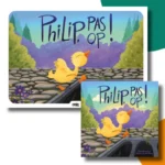 Philip, pas op! Kamishibai vertelplaten + boek | 9789493343832 Philip, pas op! Kamishibai vertelplaten + boek | 9789493343832