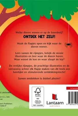 Alternative view of Wie woont hier? Op de boerderij - Wijs aan en kijk onder de flap