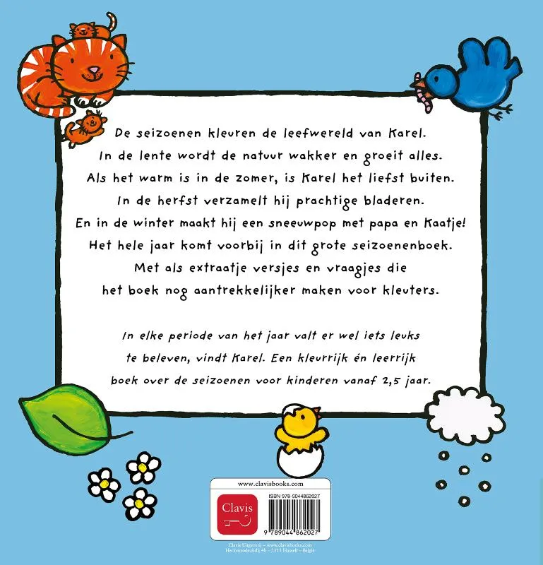 Karels grote boek over seizoenen | 9789044862027 Karels grote boek over seizoenen - Afbeelding 2