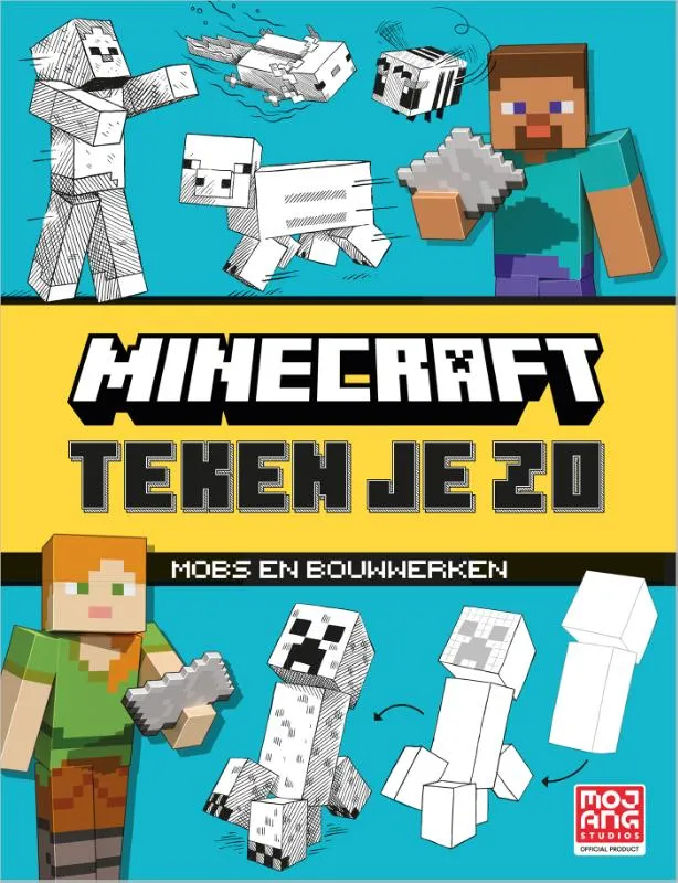 Minecraft teken je zo - Mobs en bouwwerken | 9789402720778 Minecraft teken je zo - Mobs en bouwwerken