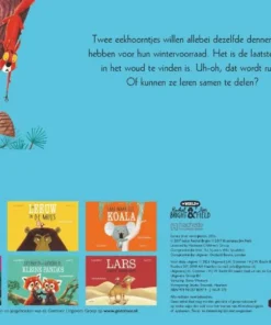 Twee vechtende eekhoorntjes - Afbeelding 2