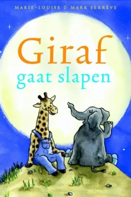 Giraf gaat slapen