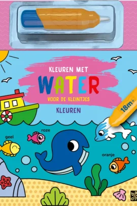 Kleuren met water voor de kleintjes
