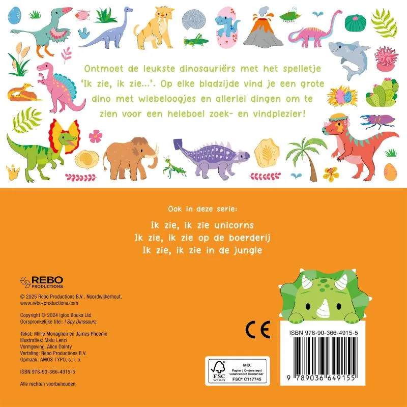 Ik zie, ik zie dinosauriërs | 9789036649155 Ik zie, ik zie dinosauriërs - Afbeelding 2