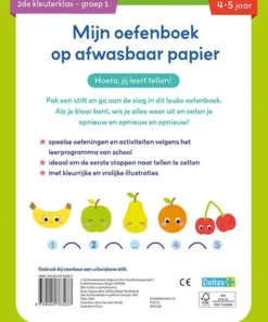 Alternative view of Mijn oefenboek op afwasbaar papier Eerste telspelletjes 4-5 jaar