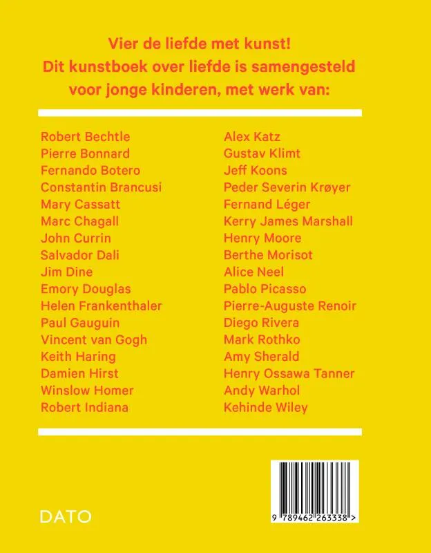 Mijn eerste kunstboek over liefde | 9789462263338 Mijn eerste kunstboek over liefde - Afbeelding 2