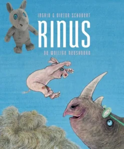 Rinus, de wollige neushoorn met knuffel