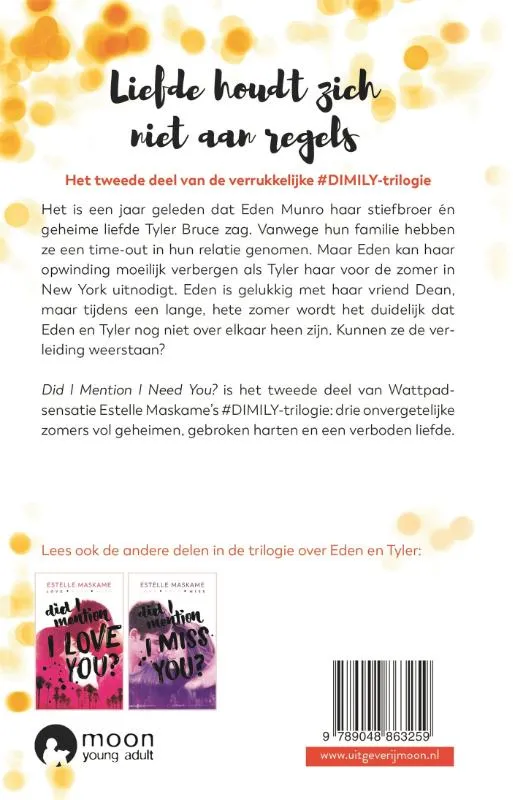 Did I Mention I Need You? | 9789048863259 Did I Mention I Need You? - Afbeelding 2