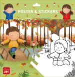 Kleurposter Luuk en Lotje. Het herfstbos | 5407009982187