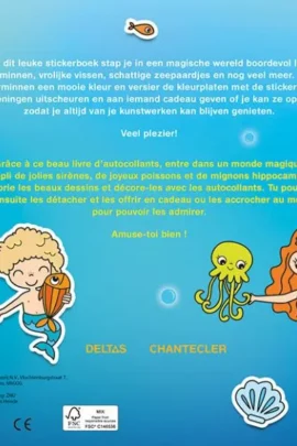 Color & Sticker Fun – Vrolijke zeemeerminnen / Color & Sticker Fun – Jolies sirènes | 9789044761788 Color & Sticker Fun – Vrolijke zeemeerminnen / Color & Sticker Fun – Jolies sirènes | 9789044761788