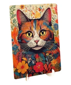 Alternative view of Houten puzzel kat unieke vormen