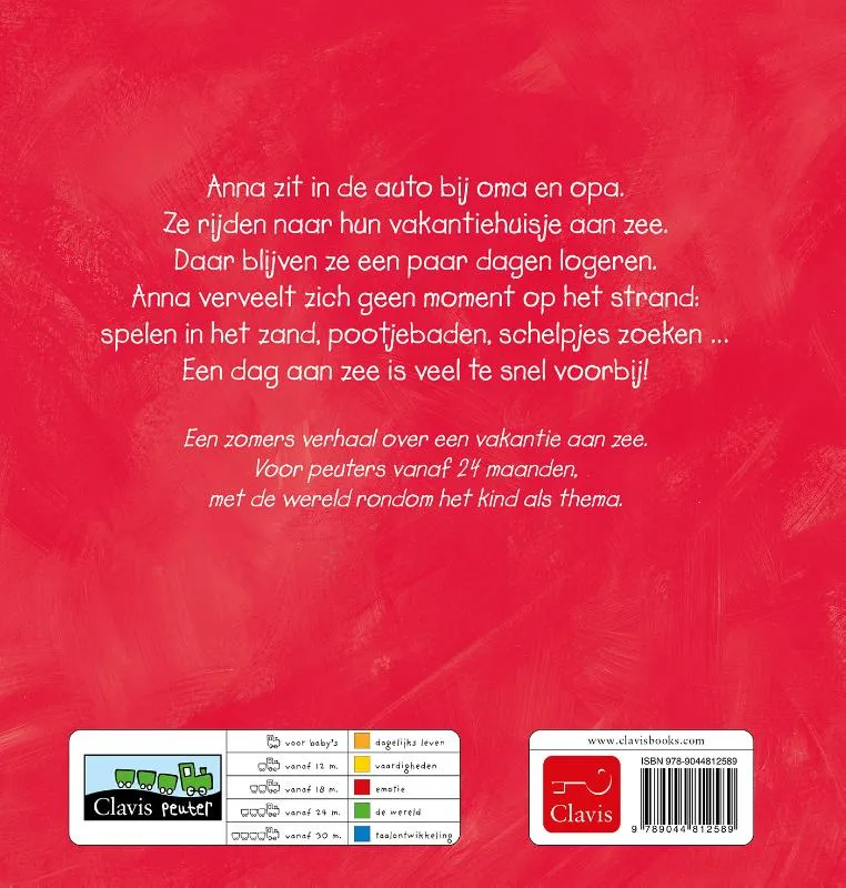 Anna met oma en opa aan zee | 9789044812589 Anna met oma en opa aan zee - Afbeelding 2