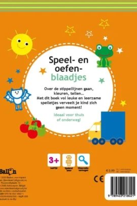 Alternative view of Speel- en oefenblaadjes 3+ (oranje)