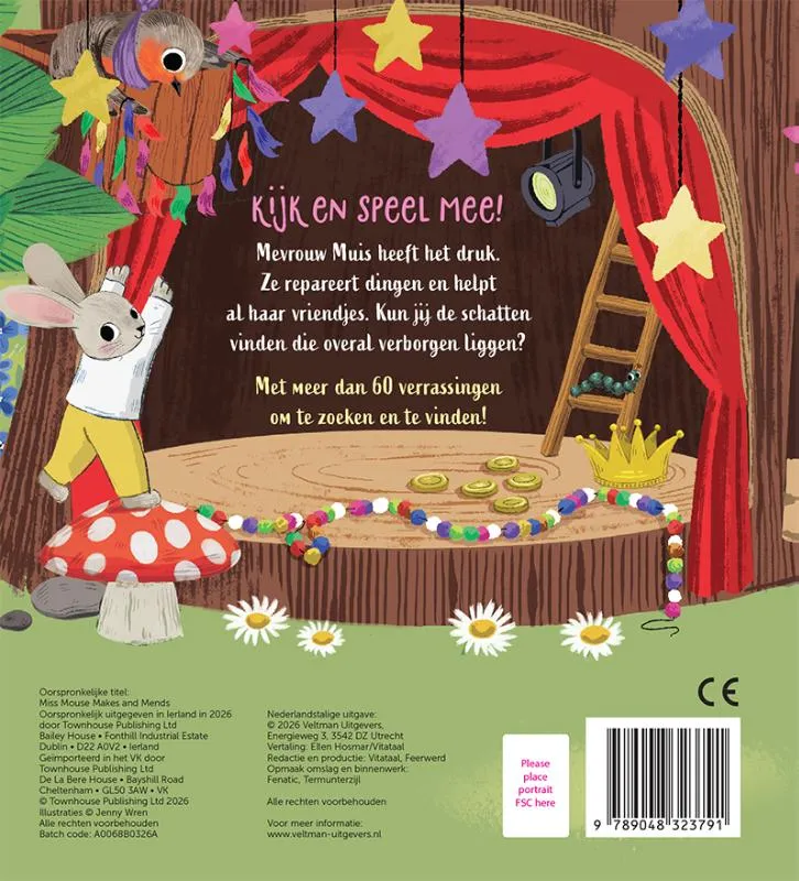 Mevrouw Muis klust erop los! | 9789048323791 Mevrouw Muis klust erop los! - Afbeelding 2
