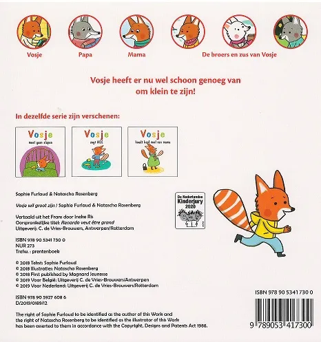 Vosje wil groot zijn | 9789053417300 Vosje wil groot zijn - Afbeelding 2