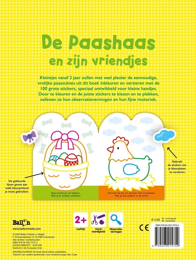 De Paashaas en zijn vriendjes | 9789403215754 De Paashaas en zijn vriendjes - Afbeelding 2