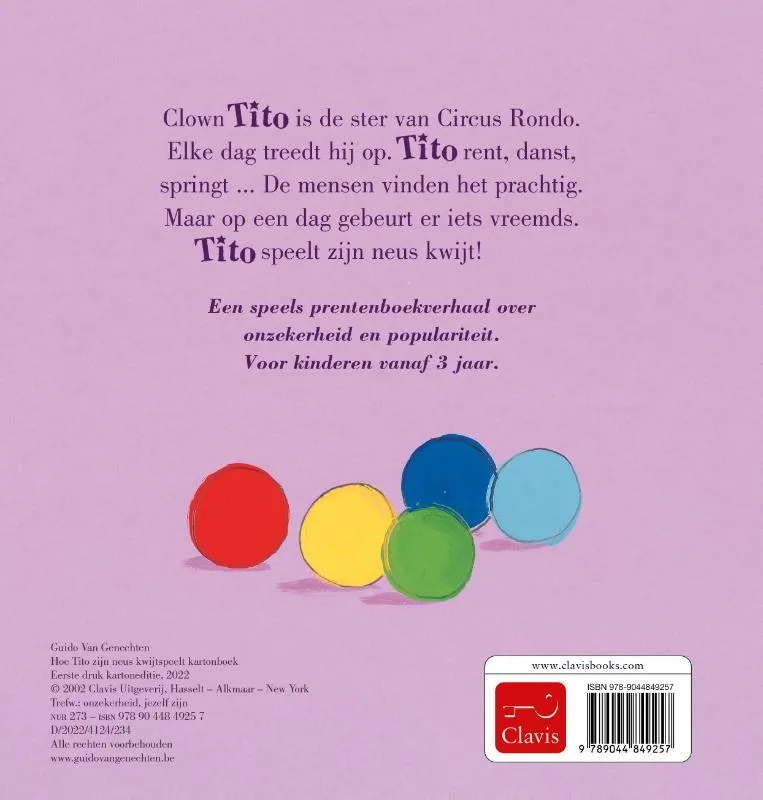 Hoe Tito zijn neus kwijtspeelt | 9789044849257 Hoe Tito zijn neus kwijtspeelt - Afbeelding 2