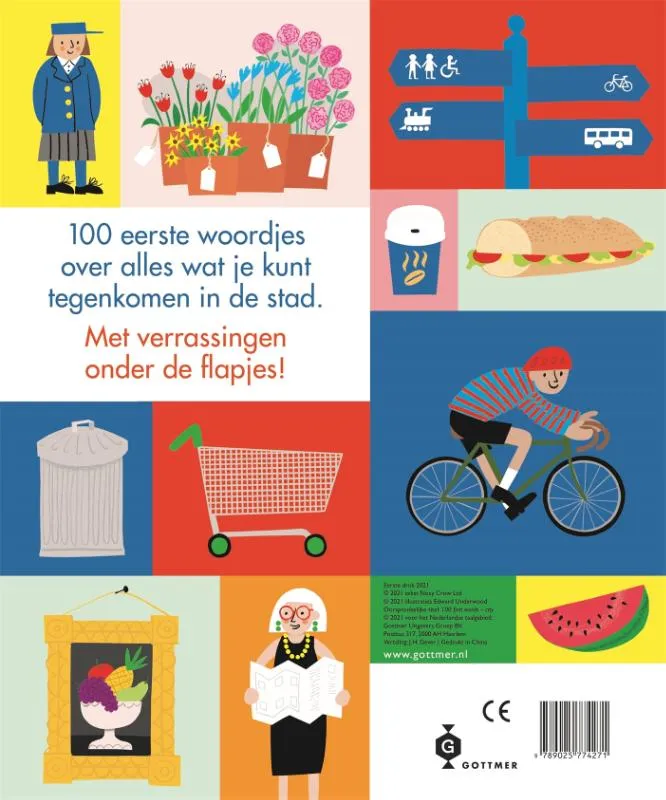 100 eerste woordjes in de stad | 9789025774271 100 eerste woordjes in de stad - Afbeelding 2