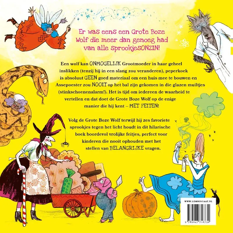 De Grote Boze Wolf onderzoekt sprookjes | 9789047716730 De Grote Boze Wolf onderzoekt sprookjes - Afbeelding 2