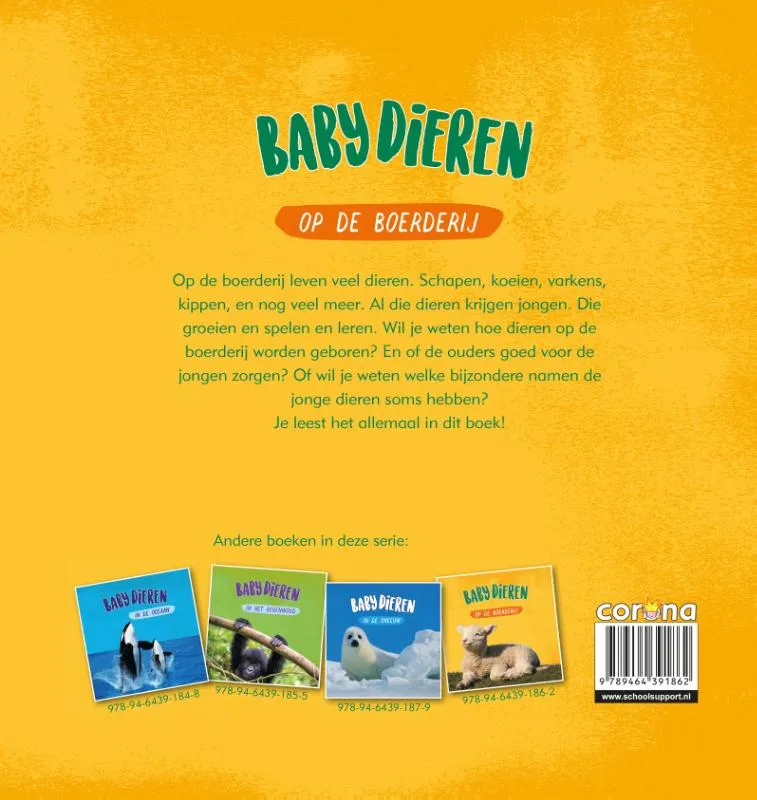 Babydieren op de boerderij | 9789464391862 Babydieren op de boerderij - Afbeelding 2