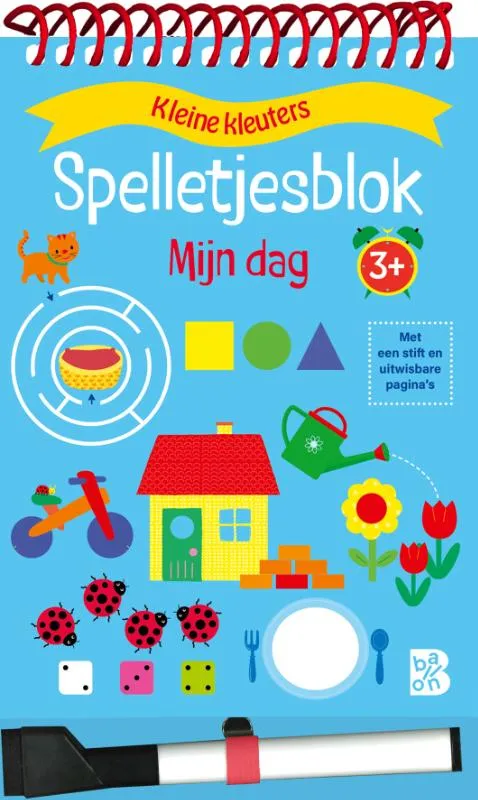 Spelletjesblok met viltstift 5+ | 9789403232676 Spelletjesblok met viltstift 5+