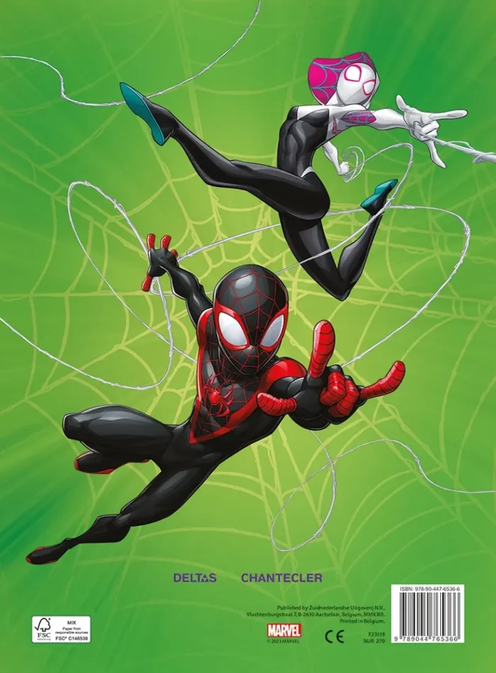 Marvel Spider-Man Color kleurblok / Marvel Spider-Man Color bloc de coloriage - Afbeelding 2
