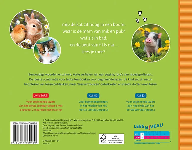 Leesbeesten! Waf gaat in bad | 9789044760460 Leesbeesten! Waf gaat in bad - Afbeelding 2