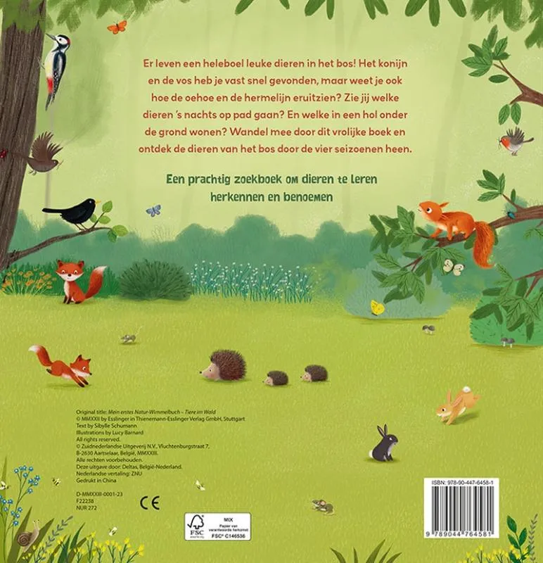 Dieren in het bos | 9789044764581 Dieren in het bos - Afbeelding 2