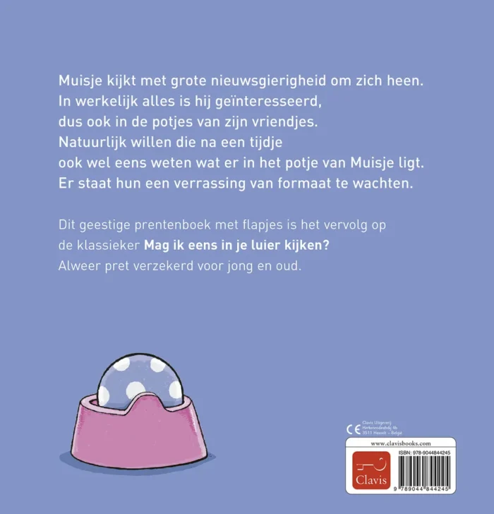 Mag ik eens in je potje kijken? Boek + knuffel - Afbeelding 2