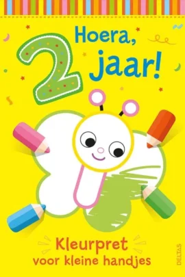 Hoera, 2 jaar! Kleurpret voor kleine handjes