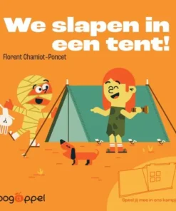We slapen in een tent