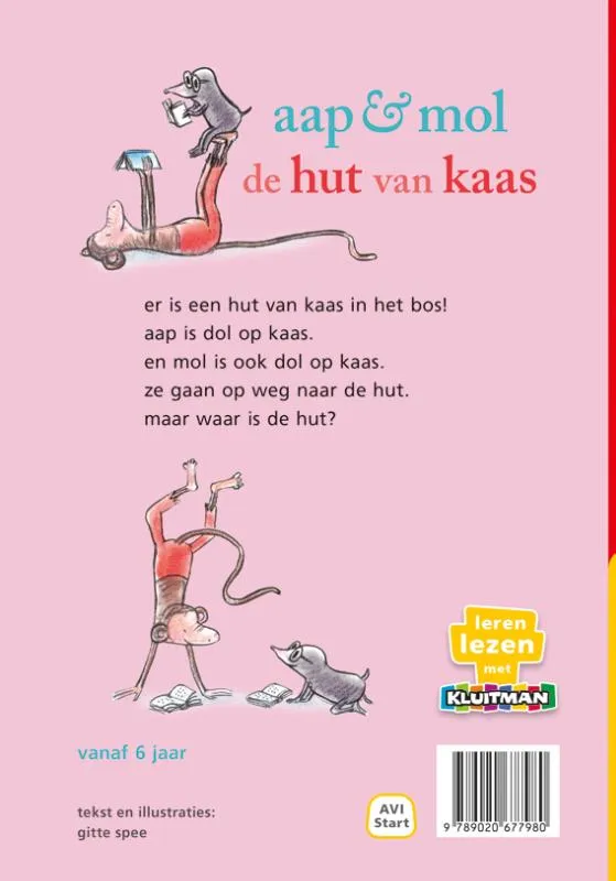 aap & mol. de hut van kaas | 9789020677980 aap & mol. de hut van kaas - Afbeelding 2