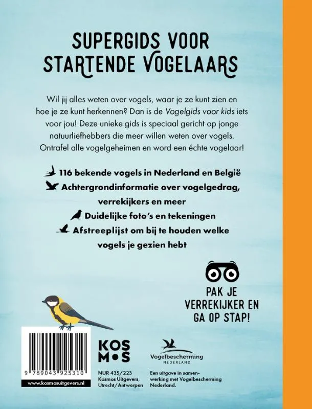 Vogelgids voor kids | 9789043925310 Vogelgids voor kids - Afbeelding 2