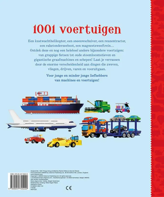 1001 voertuigen | 9789044755220 1001 voertuigen - Afbeelding 2