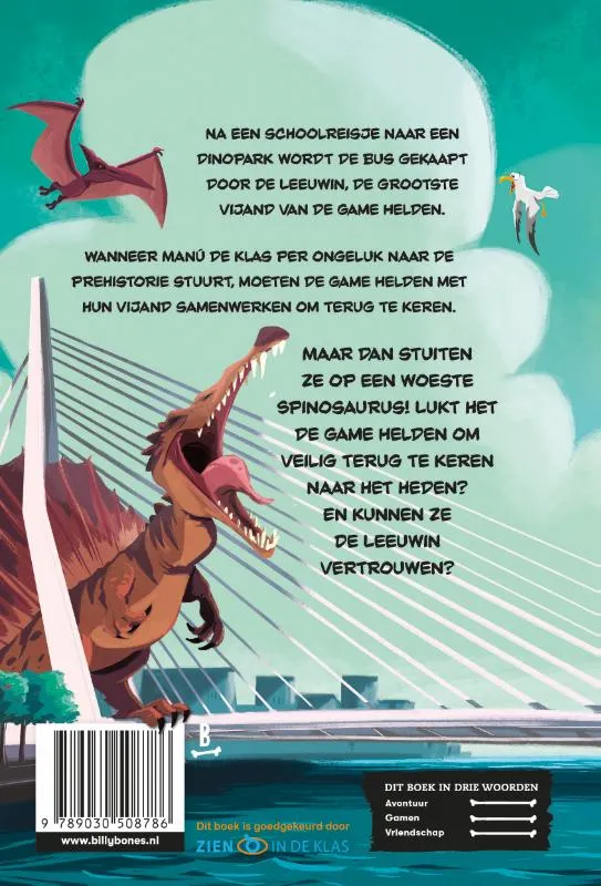 Game helden tegen de dino's | 9789030508786 Game helden tegen de dino's - Afbeelding 2