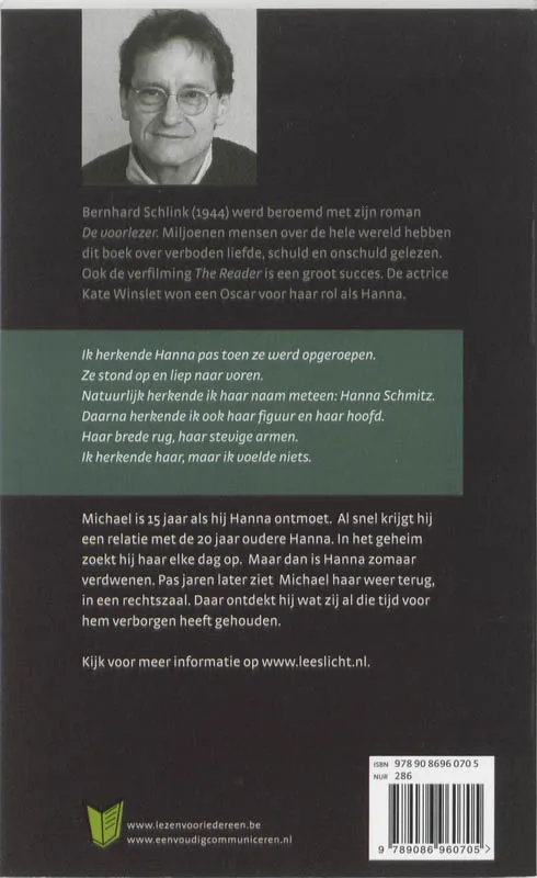 De voorlezer | 9789086960705 De voorlezer - Afbeelding 2