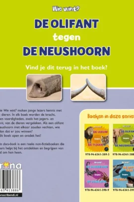 Alternative view of De olifant tegen de neushoorn