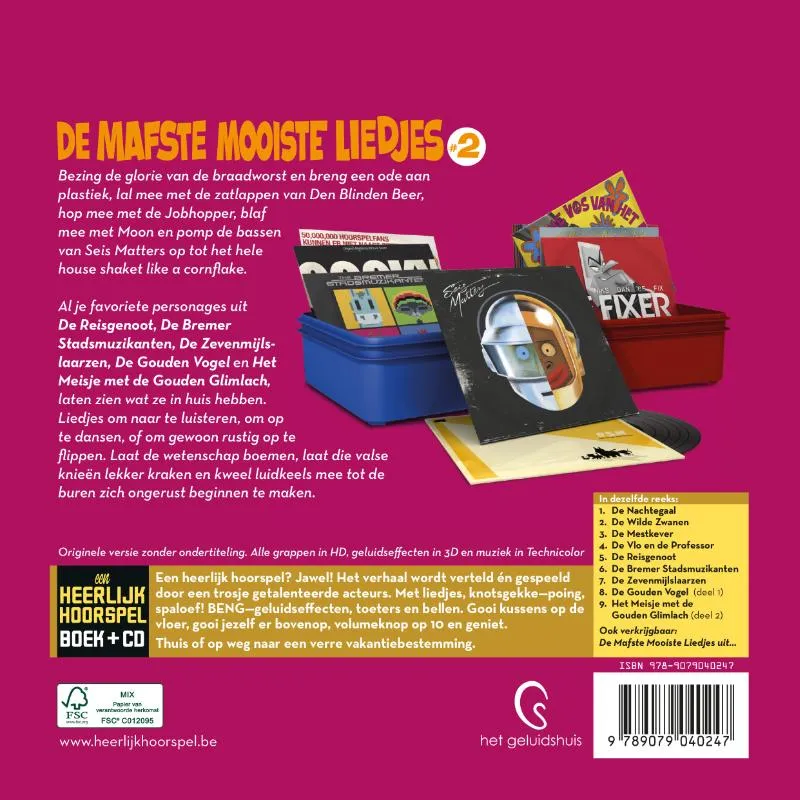 De mafste mooiste liedjes 2 | 9789079040247 De mafste mooiste liedjes 2 - Afbeelding 2