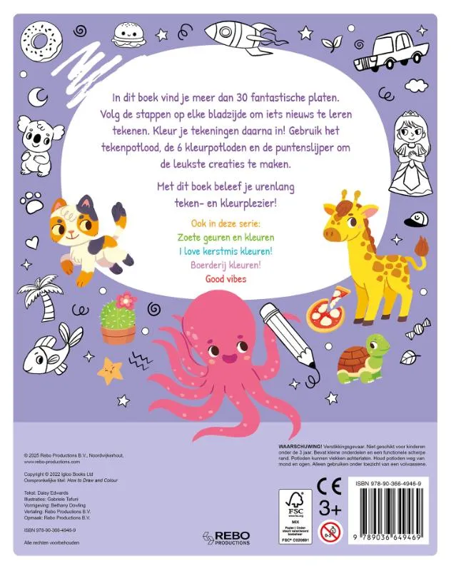 Teken & kleur! | 9789036649469 Teken & kleur! - Afbeelding 2