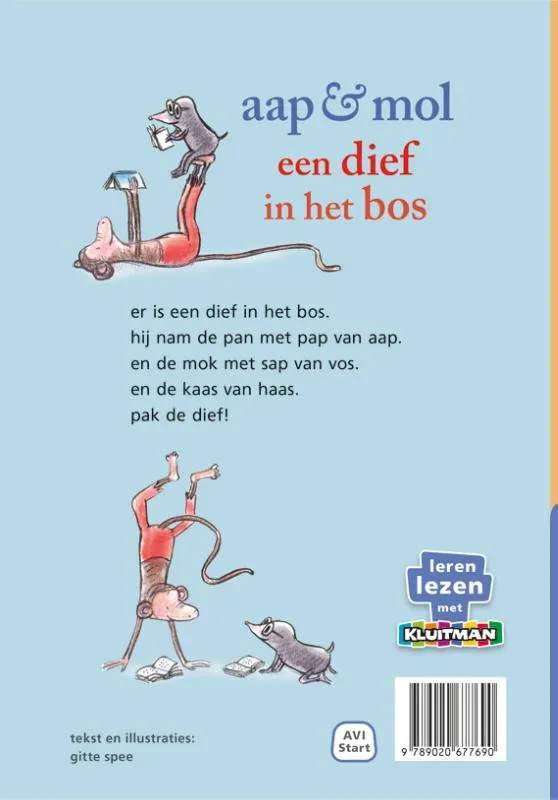Aap & Mol een dief in het bos | 9789020677690 Aap & Mol een dief in het bos - Afbeelding 2