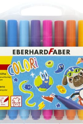 Viltstiften jumbo 24 kleuren in kunststof etui
