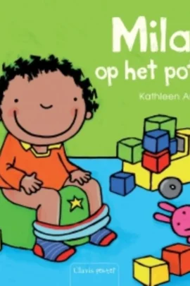 Milan op het potje