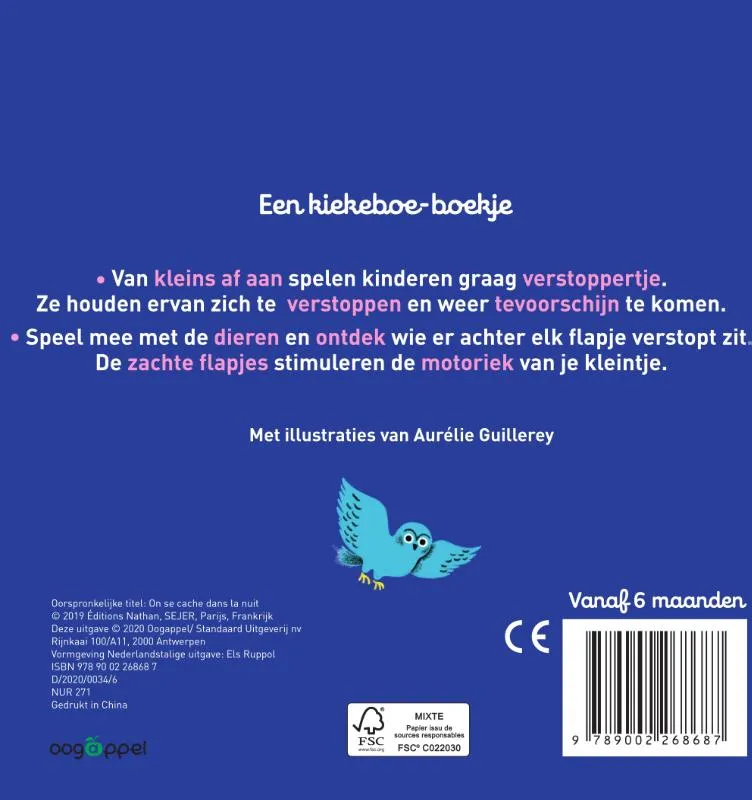 Kiekeboe in het donker | 9789002268687 Kiekeboe in het donker - Afbeelding 2