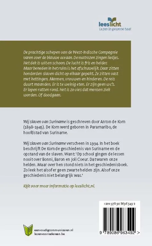 Wij slaven van Suriname | 9789086963492 Wij slaven van Suriname - Afbeelding 2